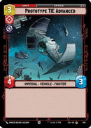 Prototype TIE Advanced (Foil) (634) [Jump to Lightspeed] Foil