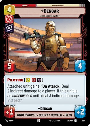 Dengar - Crude and Slovenly (Foil) (637) [Jump to Lightspeed] Foil