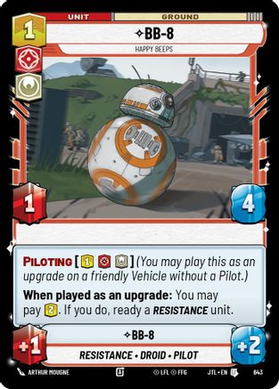 BB-8 - Happy Beeps (Foil) (643) [Jump to Lightspeed] Foil
