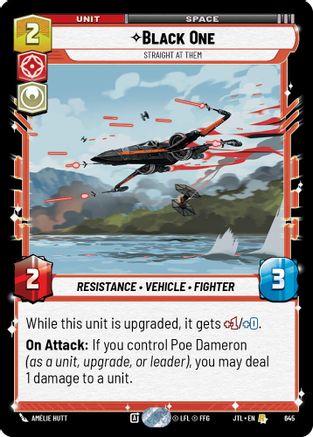 Black One - Straight At Them (Foil) (645) [Jump to Lightspeed] Foil