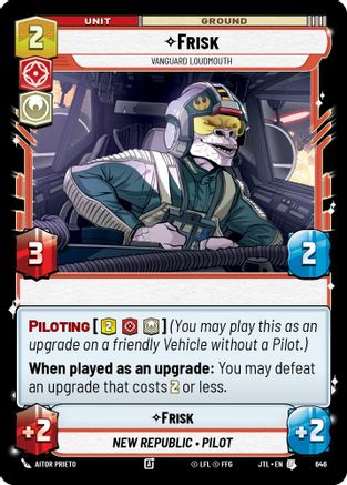 Frisk - Vanguard Loudmouth (Foil) (646) [Jump to Lightspeed] Foil