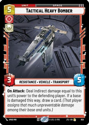 Tactical Heavy Bomber (Foil) (650) [Jump to Lightspeed] Foil