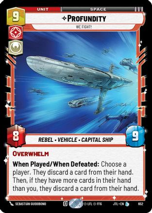 Profundity - We Fight! (Foil) (652) [Jump to Lightspeed] Foil