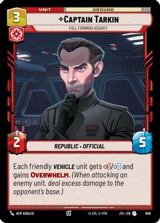 Captain Tarkin - Full Forward Assault (Foil) (659) [Jump to Lightspeed] Foil