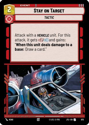 Stay on Target (Foil) (675) [Jump to Lightspeed] Foil