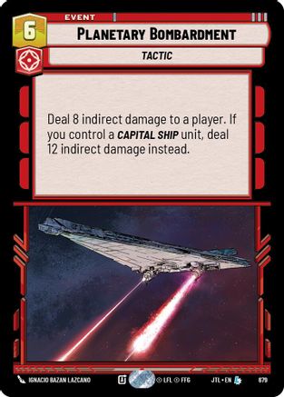 Planetary Bombardment (Foil) (679) [Jump to Lightspeed] Foil