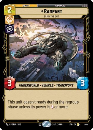 Rampart - Enjoy the Exit (Foil) (680) [Jump to Lightspeed] Foil