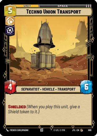Techno Union Transport (Foil) (688) [Jump to Lightspeed] Foil