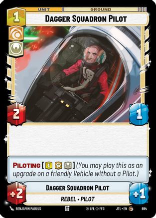 Dagger Squadron Pilot (Foil) (694) [Jump to Lightspeed] Foil