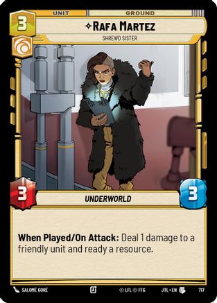 Rafa Martez - Shrewd Sister (Foil) (717) [Jump to Lightspeed] Foil