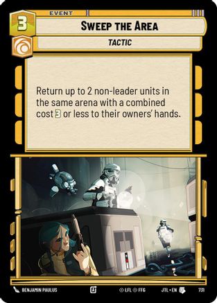 Sweep the Area (Foil) (731) [Jump to Lightspeed] Foil