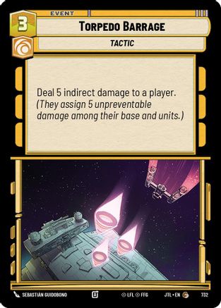 Torpedo Barrage (Foil) (732) [Jump to Lightspeed] Foil