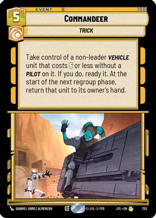 Commandeer (Foil) (733) [Jump to Lightspeed] Foil
