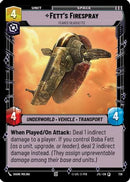 Fett's Firespray - Feared Silhouette (Foil) (738) [Jump to Lightspeed] Foil