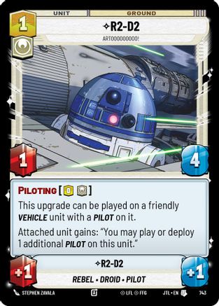 R2-D2 - Artooooooooo! (Foil) (743) [Jump to Lightspeed] Foil