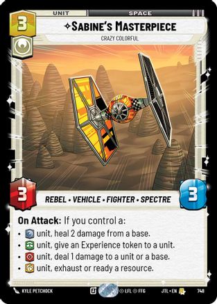 Sabine's Masterpiece - Crazy Colorful (Foil) (748) [Jump to Lightspeed] Foil