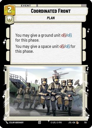 Coordinated Front (Foil) (751) [Jump to Lightspeed] Foil