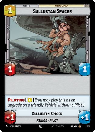 Sullustan Spacer (Foil) (753) [Jump to Lightspeed] Foil