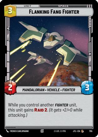 Flanking Fang Fighter (Foil) (755) [Jump to Lightspeed] Foil