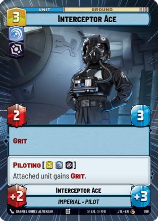 Interceptor Ace (Hyperspace Foil) (768) [Jump to Lightspeed] Foil