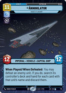 Annihilator - Tagge's Flagship (Hyperspace Foil) (775) [Jump to Lightspeed] Foil