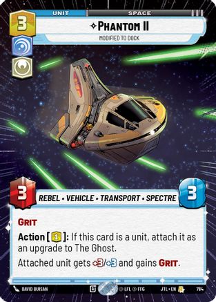Phantom II - Modified to Dock (Hyperspace Foil) (784) [Jump to Lightspeed] Foil
