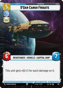 D'Qar Cargo Frigate (Hyperspace Foil) (786) [Jump to Lightspeed] Foil