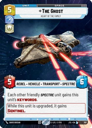 The Ghost - Heart of the Family (Hyperspace Foil) (787) [Jump to Lightspeed] Foil