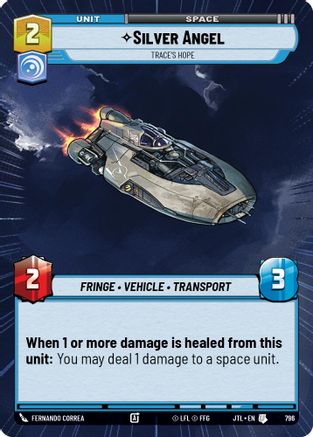Silver Angel - Trace's Hope (Hyperspace Foil) (796) [Jump to Lightspeed] Foil