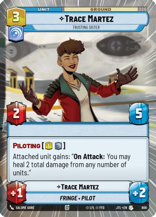 Trace Martez - Trusting Sister (Hyperspace Foil) (800) [Jump to Lightspeed] Foil