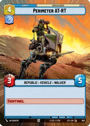 Perimeter AT-RT (Hyperspace Foil) (802) [Jump to Lightspeed] Foil