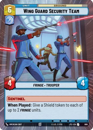 Wing Guard Security Team (Hyperspace Foil) (806) [Jump to Lightspeed] Foil