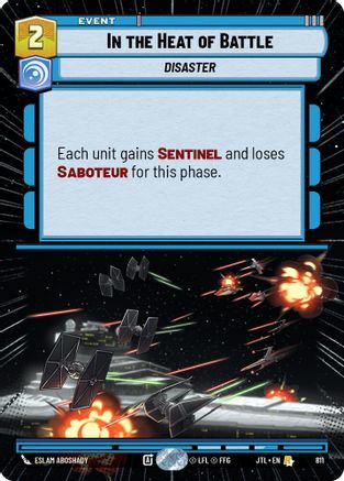 In the Heat of Battle (Hyperspace Foil) (811) [Jump to Lightspeed] Foil