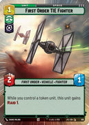 First Order TIE Fighter (Hyperspace Foil) (815) [Jump to Lightspeed] Foil