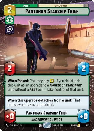Pantoran Starship Thief (Hyperspace Foil) (817) [Jump to Lightspeed] Foil