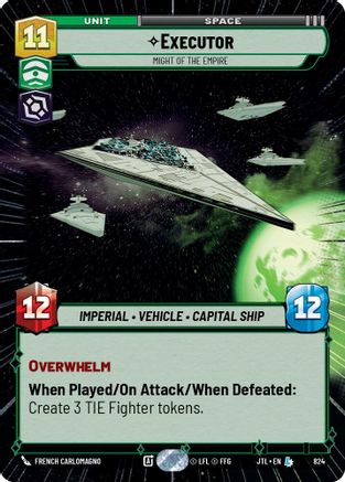 Executor - Might of the Empire (Hyperspace Foil) (824) [Jump to Lightspeed] Foil