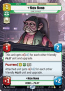Nien Nunb - Loyal Co-Pilot (Hyperspace Foil) (827) [Jump to Lightspeed] Foil