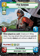 Poe Dameron - One Hell of a Pilot (Hyperspace Foil) (834) [Jump to Lightspeed] Foil