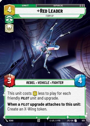 Red Leader - Form Up (Hyperspace Foil) (835) [Jump to Lightspeed] Foil