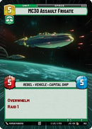 MC30 Assault Frigate (Hyperspace Foil) (852) [Jump to Lightspeed] Foil