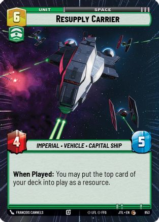 Resupply Carrier (Hyperspace Foil) (853) [Jump to Lightspeed] Foil