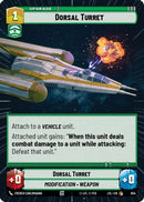Dorsal Turret (Hyperspace Foil) (854) [Jump to Lightspeed] Foil