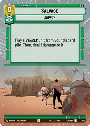 Salvage (Hyperspace Foil) (855) [Jump to Lightspeed] Foil