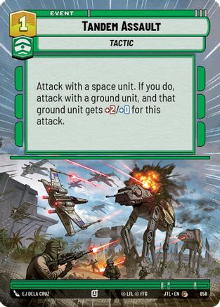 Tandem Assault (Hyperspace Foil) (858) [Jump to Lightspeed] Foil
