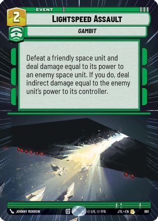 Lightspeed Assault (Hyperspace Foil) (861) [Jump to Lightspeed] Foil