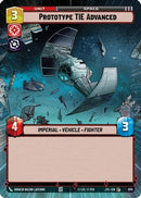 Prototype TIE Advanced (Hyperspace Foil) (870) [Jump to Lightspeed] Foil