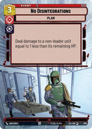 No Disintegrations (Hyperspace Foil) (878) [Jump to Lightspeed] Foil
