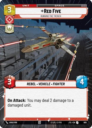 Red Five - Running the Trench (Hyperspace Foil) (885) [Jump to Lightspeed] Foil