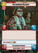 Determined Recruit (Hyperspace Foil) (893) [Jump to Lightspeed] Foil