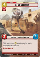 AT-DP Occupier (Hyperspace Foil) (897) [Jump to Lightspeed] Foil